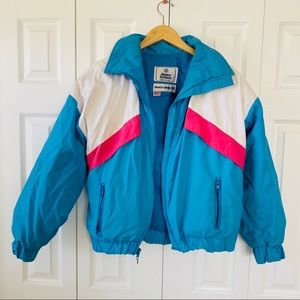 Alpine Design Blue and Pink Puffer Jacket